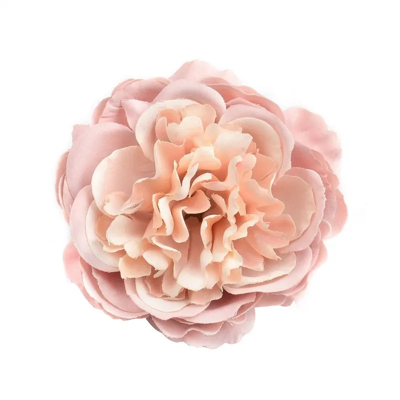 2/10/50pcs 8CM Large Artificial Silk Peony Flower Head For Wedding Party Decoration DIY Flower Wall Scrapbook Fake flowers Craf