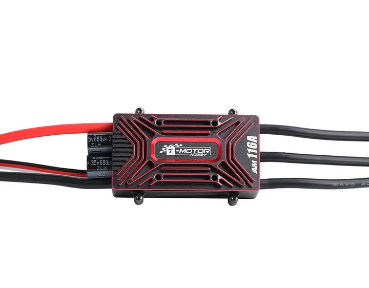 T-MOTOR AM116A 3D Fixed-Wing ESC - 116A 3-8S BLHeli_32 for 70E/90E
