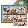 Vintage Poster - Farm Chickens-11CT Stamped Cross Stitch 40*60cm/15.75*23.62in(Big Size)