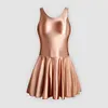 Men's glossy silky one-piece house dress