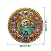 DIY Special Shaped Diamond Art Painting Acrylic Hanging Kit (Halloween Skull 1)