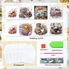 12 PCS Coffee Afternoon Tea - 5D DIY Greeting Card