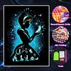 (Multi-Size Round/Square) Cinderella - Full Diamond Painting-(Silhouette style)