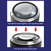 5X Illumination Paperweight Magnifier 6 LED Dome Desktop Magnifier for Reading
