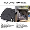 2Pcs 4inch Metal RV Bumper End Cap RV Bumper Cap Cover Square Bumper Caps for RV