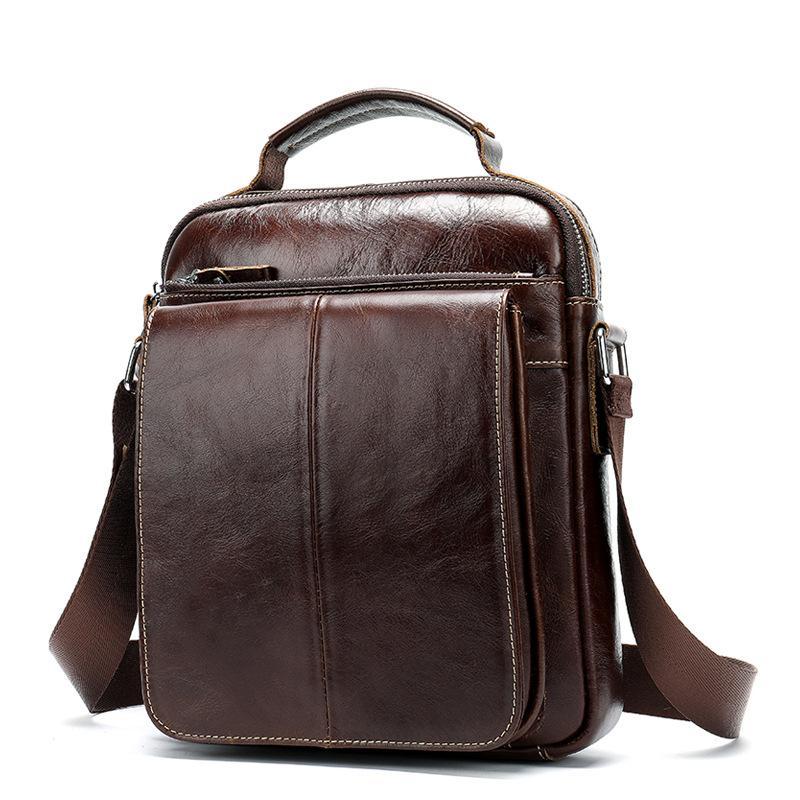 High Quality Top Layer Leather Handbag Multifunctional Crossbody Bag