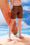 1/7 Scale Summer Memory Ver. Kento Nanami - Jujutsu Kaisen Statue - HunYu Studios