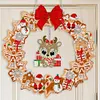 DIY Special Shaped Crystal Painting Wreath with LED Light Kit (Xmas Elk)