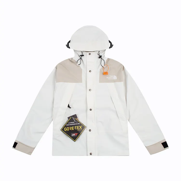 1990 North Face Two-tone White Windbreaker - Men's