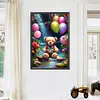 >SALE<5D DIY Full Round Drill Partial AB Diamond Painting Bear Kit 45x65cm