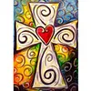Cross  - Full Round Diamond Painting  30*40cm/40*50cm