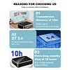 BT 5.4 Transmitter Receiver with RCA 3.5mm AUX & Display Wireless Audio Adapter