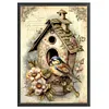 (Big Size) Vintage Poster Bird'S Nest - 11CT Stamped Cross Stitch 40*60cm/15.75*23.62in