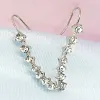 Clous d'oreilles diamant sept &eacute;toiles