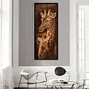 (Big Size)Giraffe-Stamped Cross Stitch 11CT/14CT 30*75cm/11.81*29.53in