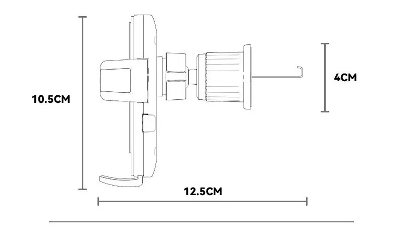 Car air outlet mobile phone navigation holder