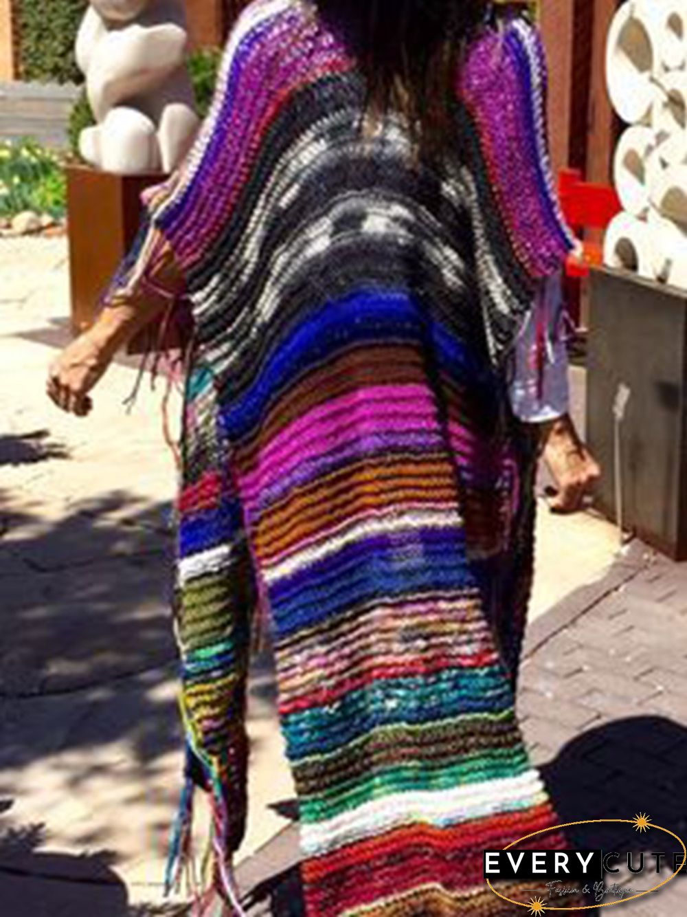 Tribal Stripes Casual Outerwear