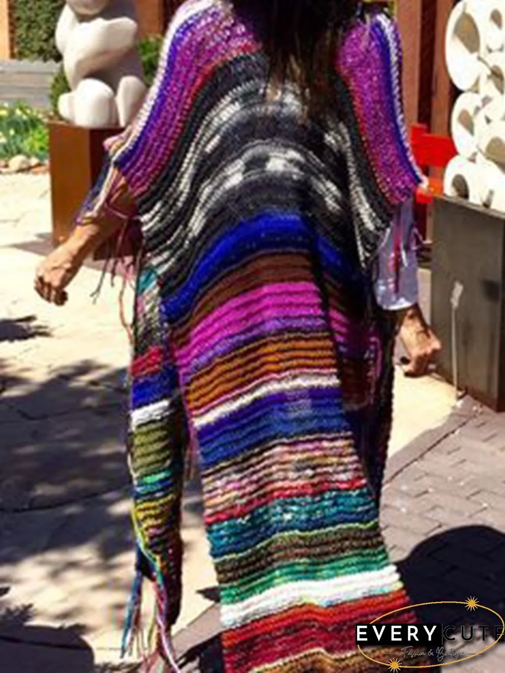 Tribal Stripes Casual Outerwear