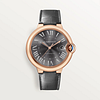 40 mm, movimiento autom&aacute;tico, oro rosa de 18 quilates, piel
