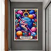 (US Local)Halloween-11CT Stamped Cross Stitch Kit(50x65cm)
