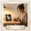 12pcs/set Unframed Pearl Painting Canvas Art Handmade Pearl Material Art Kit Living Room Decor (15x15cm)