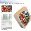 Acrylic Double Sided Christmas 5D DIY Diamond Art Paper Towel Storage Rack Napkin Holder Kit