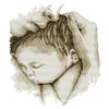 （No Printed Canvas）Counted Cross Stitch 14CT-Embrace 28*31cm(Brand)