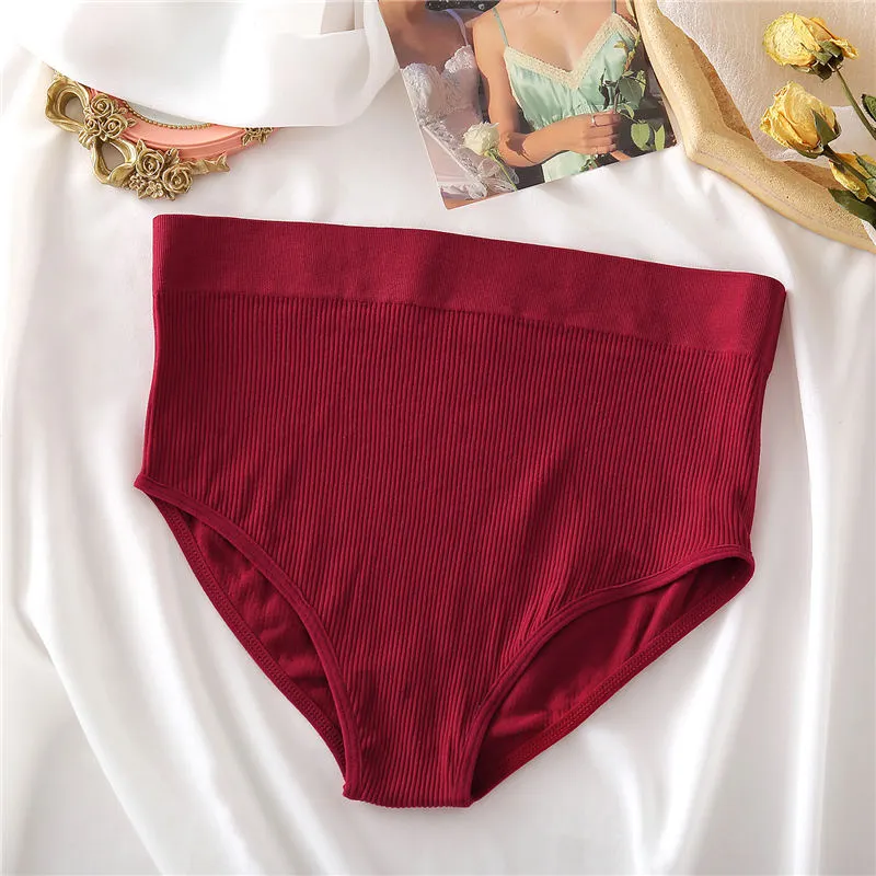 1/2PCS High Waist Panties Seamless Underwear for Women Sexy Briefs Female Underpants Ladies Panties Intimates Lingerie Pantys