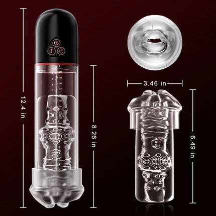 XPORNTOY-S-HANDE - Sucking Vibrating Penis Pump 