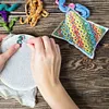 Cross Stitch Embroidery Needle Insert Bag DIY Sewing Knit Thread Pin Pouch