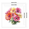Watercolor Assorted Gerbera Flower-11CT Stamped Cross Stitch 40*40cm