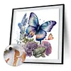Flowers  Butterfly-Paint by Numbers Acrylic Painting 40*40CM(Watercolor)
