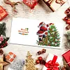 6pcs Diamond Painting Santa Claus Greeting Cards Congratulations Cards & Gifts