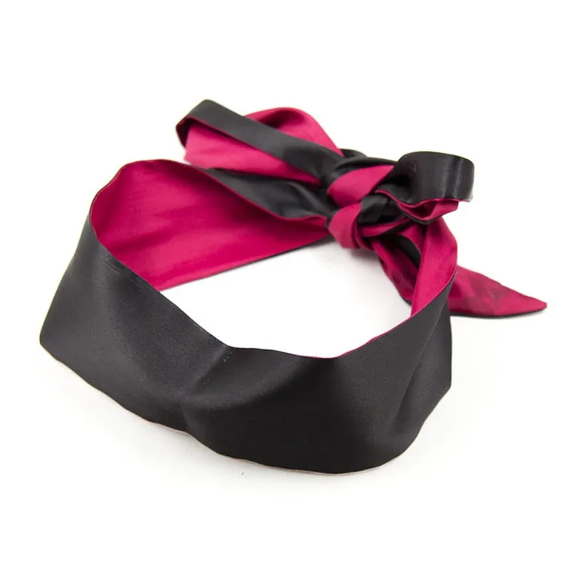 OJBK Sex Toys For Couples Multi Colors Eye Covers Erotic BDSM Bondage Tied Ribbon Role Play Accessories Silk Handcuffs For Women