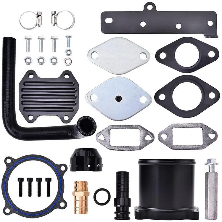 13-18 Dodge Ram 6.7L Cummins Diesel EGR Plate Cooler & Throttle Valve Delete Kit