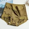 New silky sexy high waist seamless silk briefs