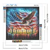 Diamond Painting -DIY Round Drill Independence Day Flag(40x40cm)