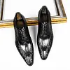 Stylish Mens Leather Oxford Dress Shoes