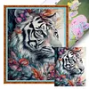 (Multi-Style) Tiger- 11CT Stamped Cross Stitch 40*40cm/40*55cm
