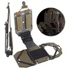 Folding Navigation Board 90 Rotating Mobile Phone Rack Outdoor Gear (Khaki)