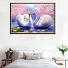 Swans - Partial Round Diamond Painting