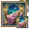 (Multi-Style)Disney Princess-11CT/18CT Stamped Cross Stitch 50*50cm/30*30cm