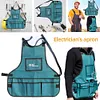 Work Apron Oxford Cloth Waterproof Heavy Duty Woodworking Apron for Woman Men