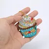 4pcs DIY Cupcake Full Drill Special Shaped Diamond Painting Keychains Gifts