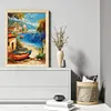 Boat - 9CT Partial Beaded Cross Stitch Kit(30x40cm)