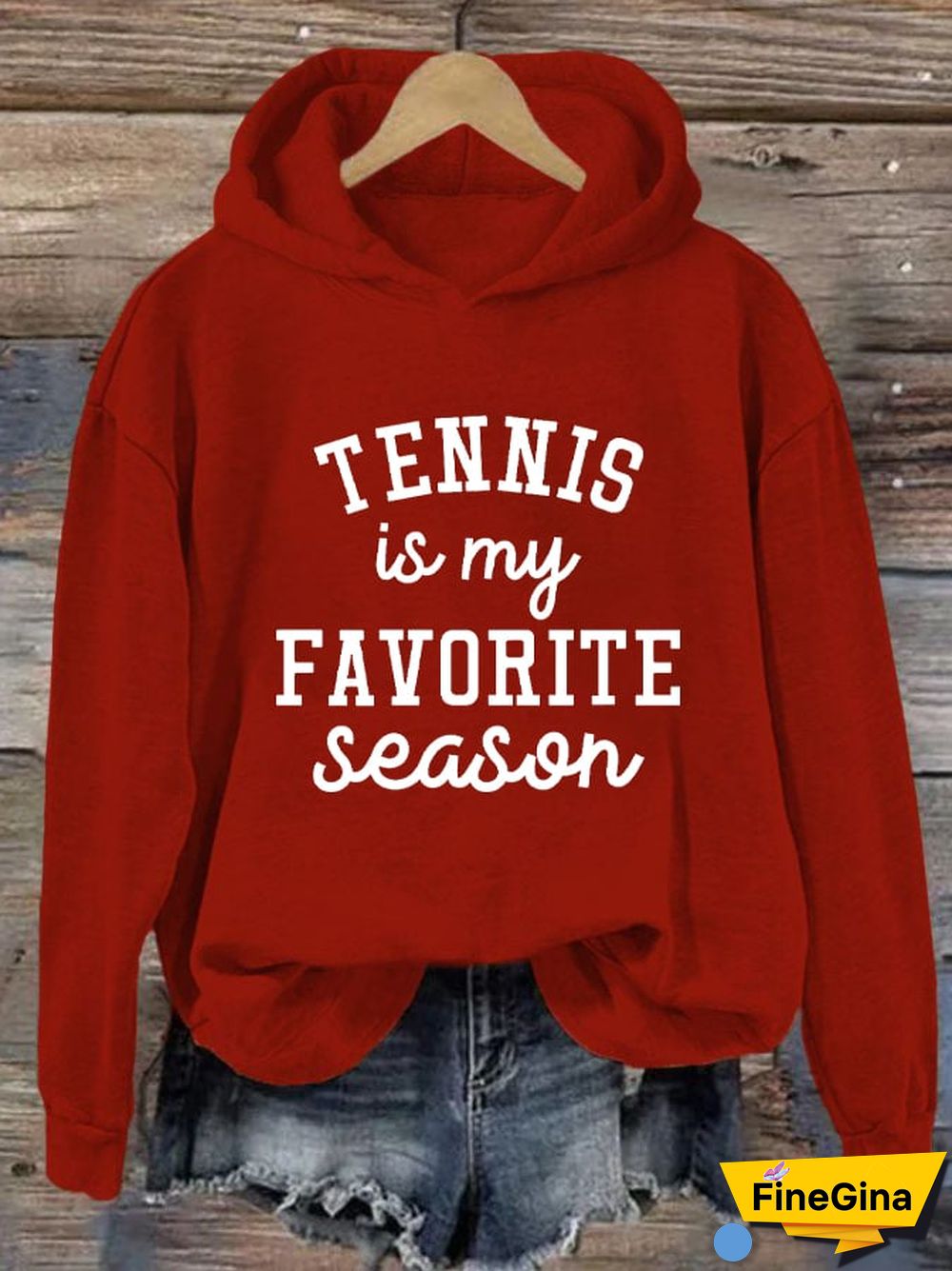 Women's Tennis is my Favorite Season Casual Hoodie