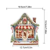 Diamond Painting Wooden Christmas House Desktop Decor Ornaments