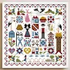 (Counted/Stamped) 14CT Repair Sewing-Cross Stitch 28*28cm/11.02*11.02in(Brand)