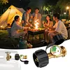 Gas Pressure Meter Propane Adapter Gauge Brass Propane Gas Gauge for 5-40lb Tank