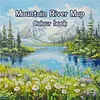 3PCS Scenery Coloring Book Set Mindfulness Art Books for Adults 